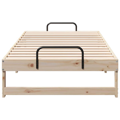 Struttura del letto Marrone 90 x 200 cm Pino massello | homemem39