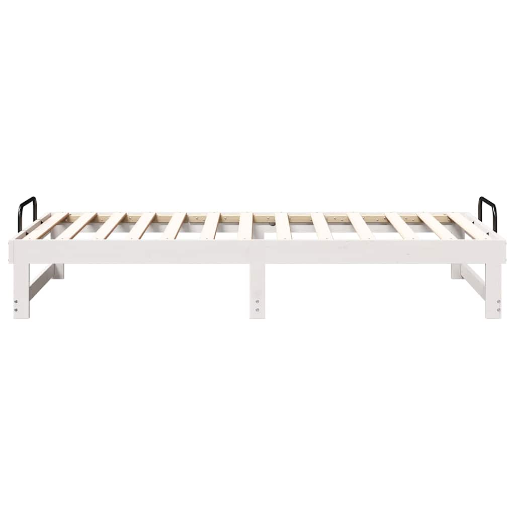 Struttura del letto Bianco 90 x 200 cm Pino massello | homemem39