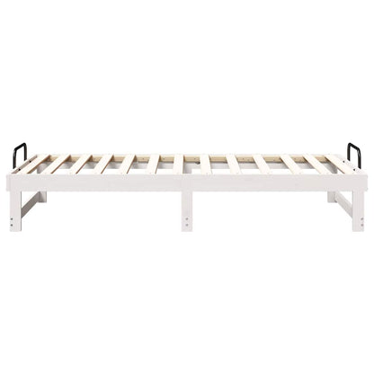 Struttura del letto Bianco 90 x 200 cm Pino massello | homemem39