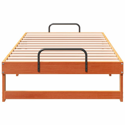 Struttura del letto Marrone 90 x 200 cm Pino massello | homemem39