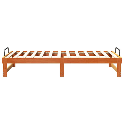 Struttura del letto Marrone 90 x 200 cm Pino massello | homemem39