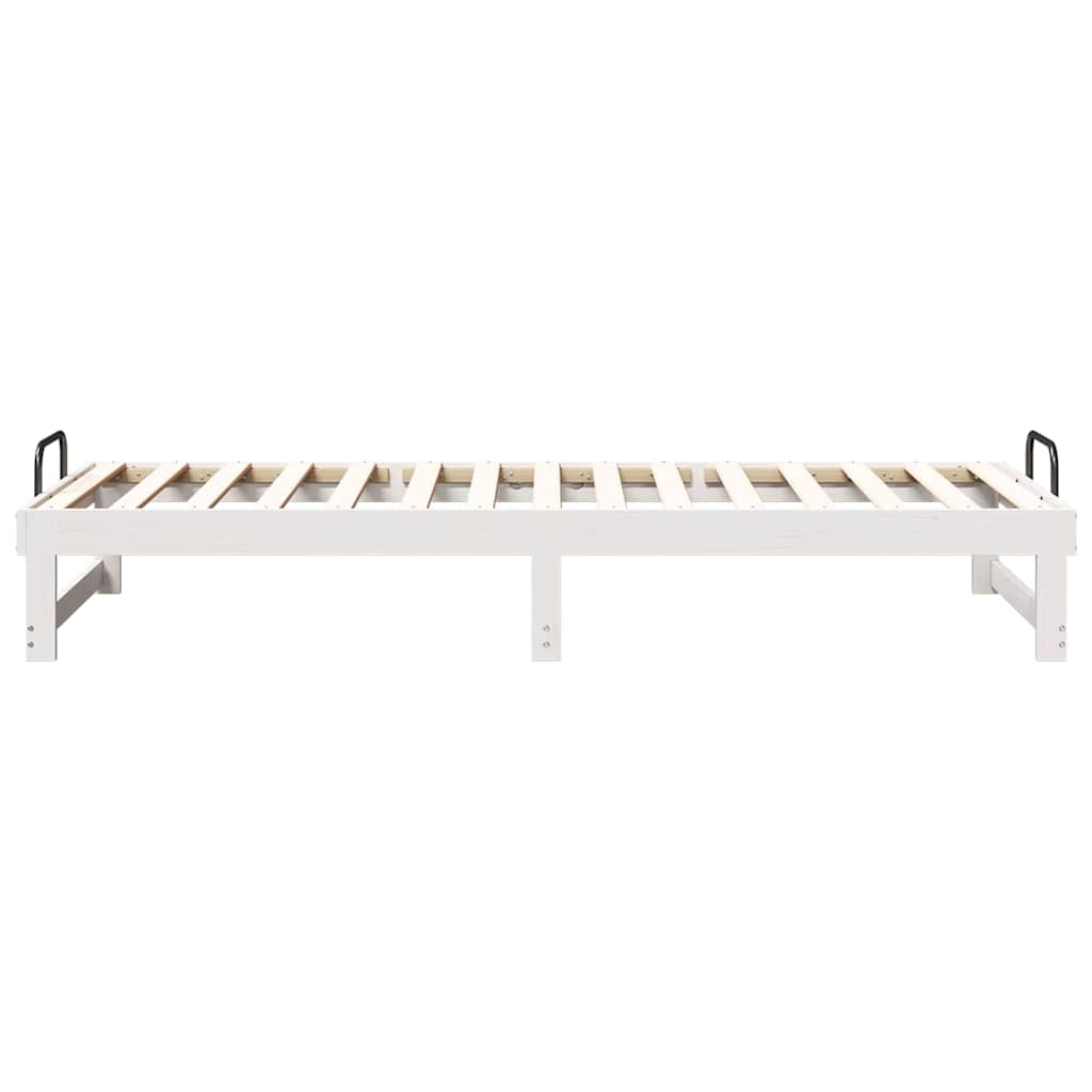 Struttura del letto Bianco 80 x 200 cm Pino massello | homemem39