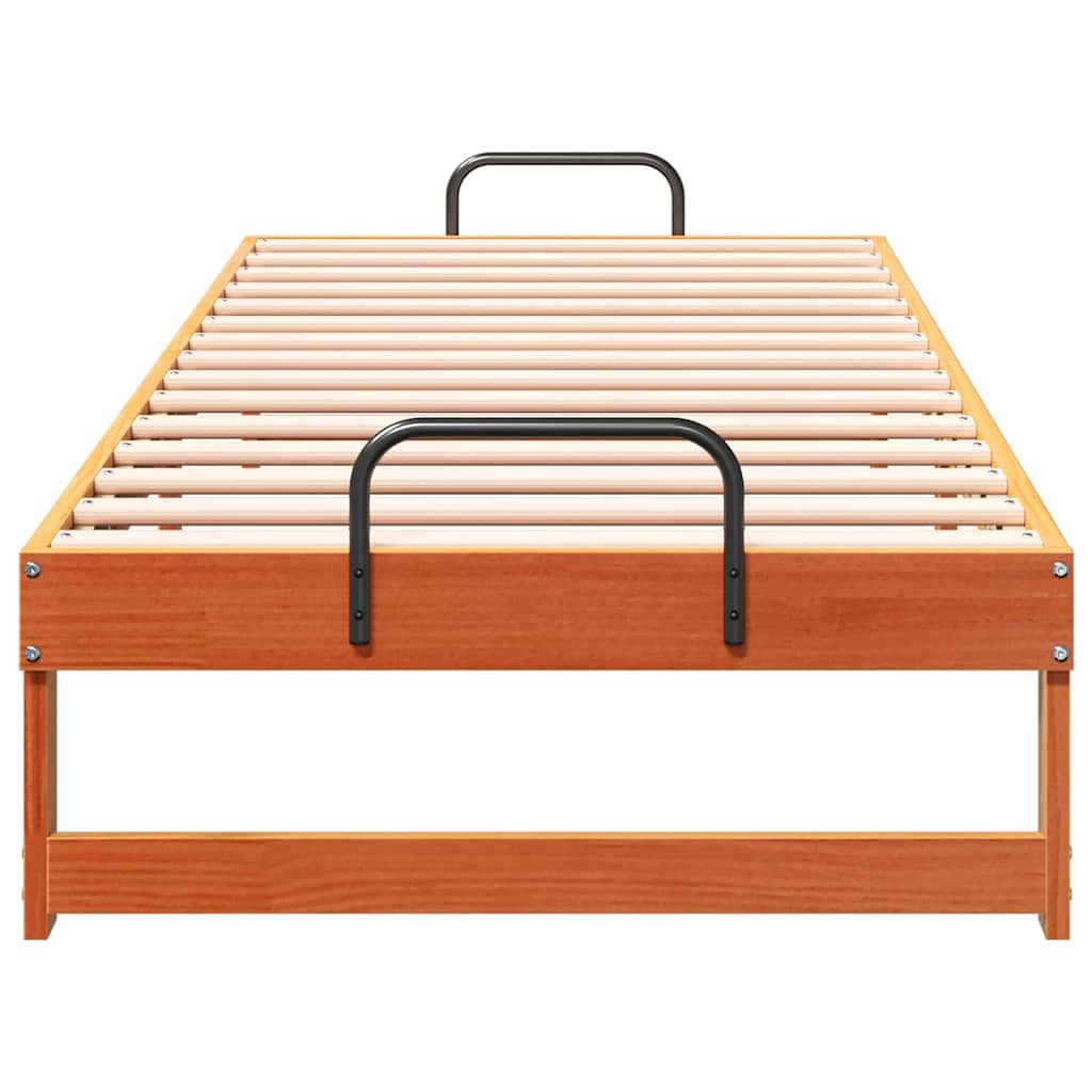 Struttura del letto Marrone 80 x 200 cm Pino massello | homemem39