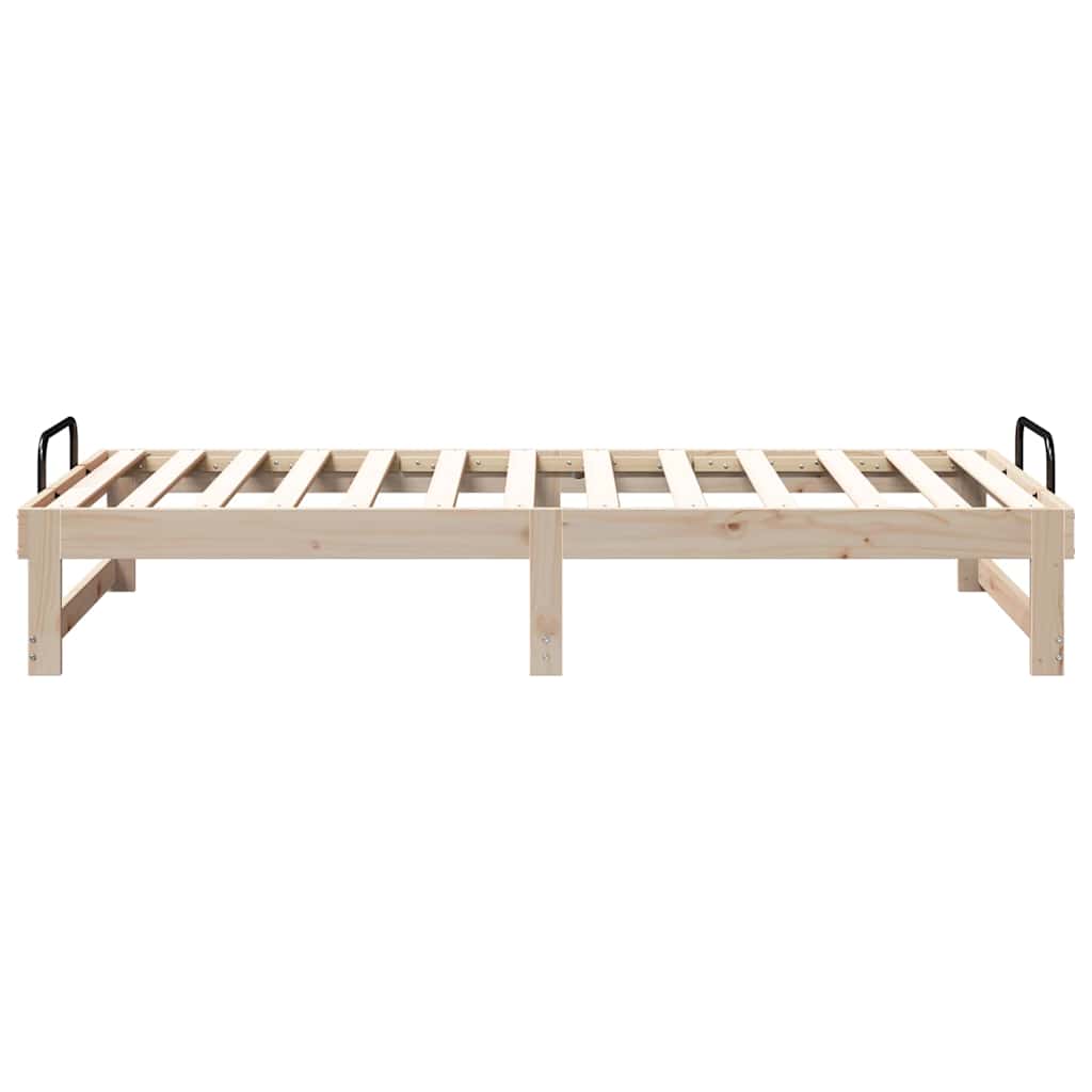 Struttura del letto Marrone 90 x 190 cm Pino massello | homemem39