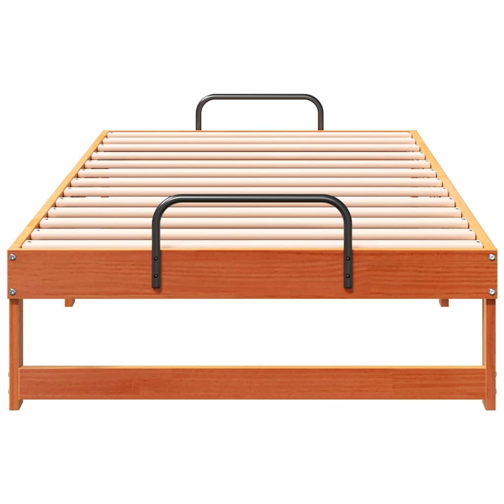 Struttura del letto Marrone 90 x 190 cm Pino massello | homemem39