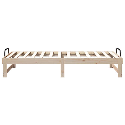 Struttura del letto Marrone 75 x 190 cm Pino massello | homemem39