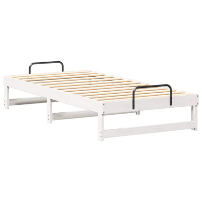 Struttura del letto Bianco 75 x 190 cm Pino massello | homemem39