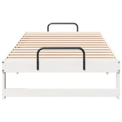 Struttura del letto Bianco 75 x 190 cm Pino massello | homemem39