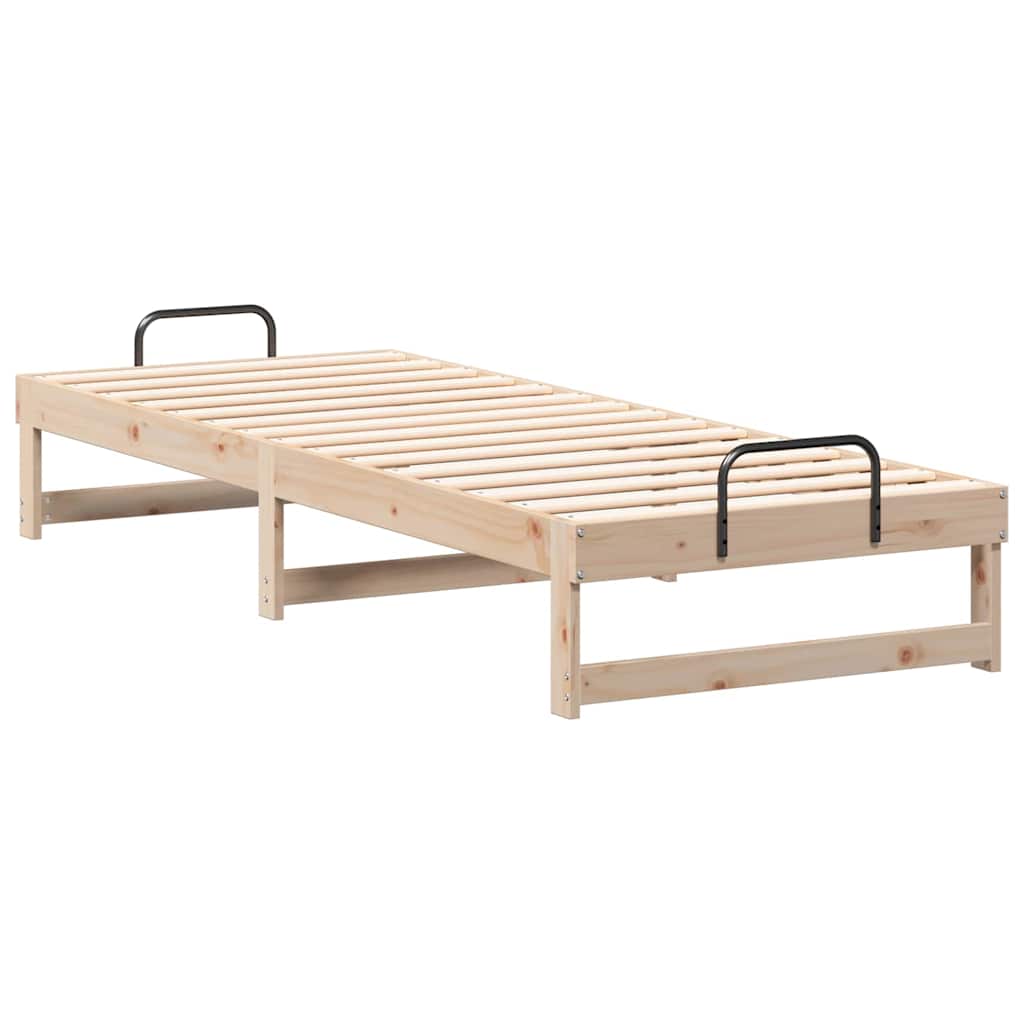 Struttura del letto Marrone 80 x 210 cm Pino massello | homemem39