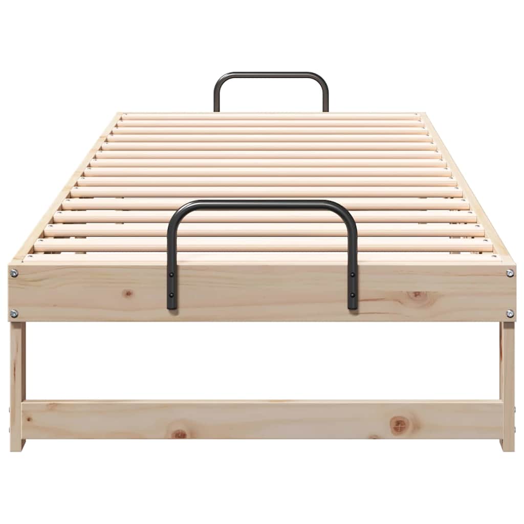 Struttura del letto Marrone 80 x 210 cm Pino massello | homemem39