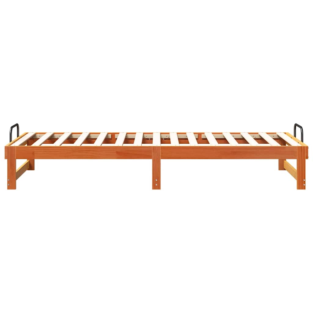 Struttura del letto Marrone 80 x 210 cm Pino massello | homemem39