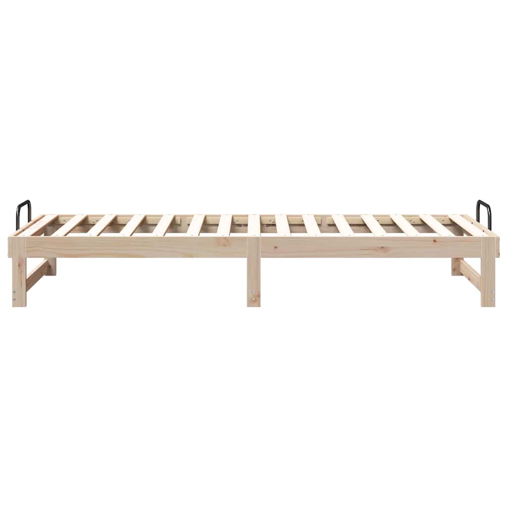 Struttura del letto Marrone 90 x 210 cm Pino massello | homemem39