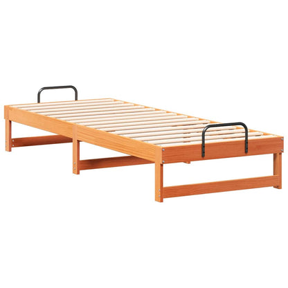 Struttura del letto Marrone 90 x 210 cm Pino massello | homemem39