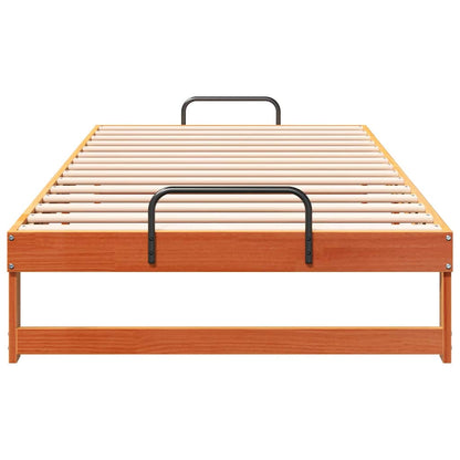 Struttura del letto Marrone 100 x 210 cm Pino massello | homemem39