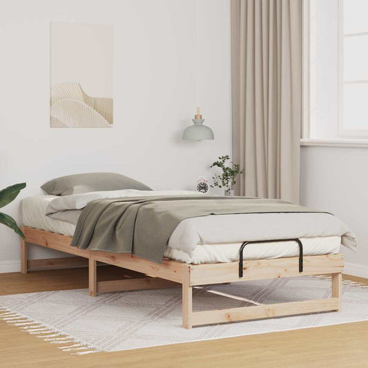 Struttura del letto Marrone 80 x 220 cm Pino massello | homemem39