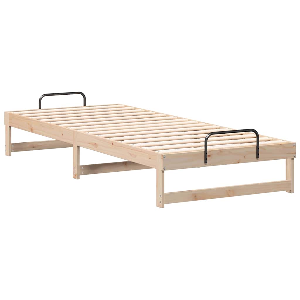 Struttura del letto Marrone 80 x 220 cm Pino massello | homemem39
