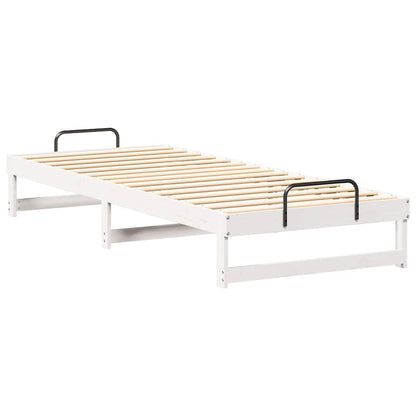 Struttura del letto Bianco 80 x 220 cm Pino massello | homemem39