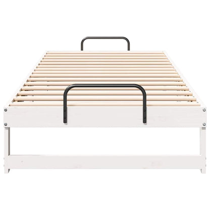 Struttura del letto Bianco 80 x 220 cm Pino massello | homemem39