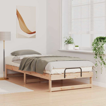 Struttura del letto Marrone 90 x 220 cm Pino massello | homemem39