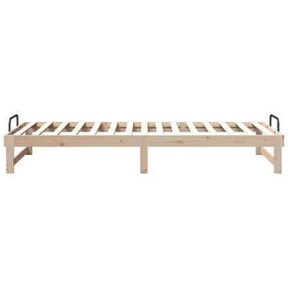 Struttura del letto Marrone 90 x 220 cm Pino massello | homemem39