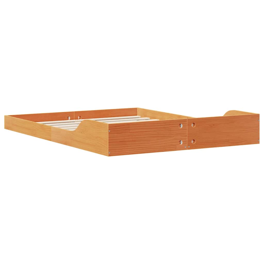 Struttura del letto Marrone cerato 120 x 200 cm Pino massello | homemem39