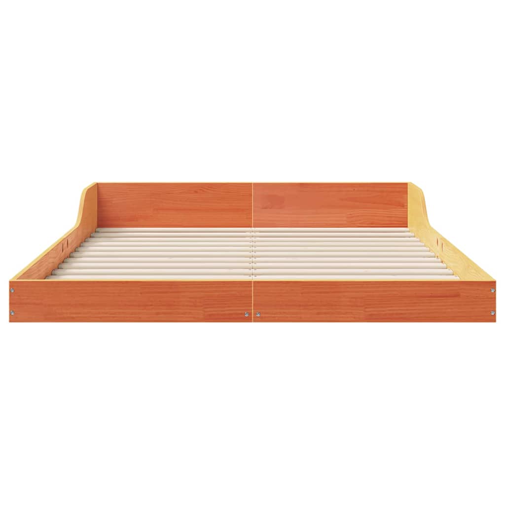 Struttura del letto Marrone cerato 120 x 200 cm Pino massello | homemem39