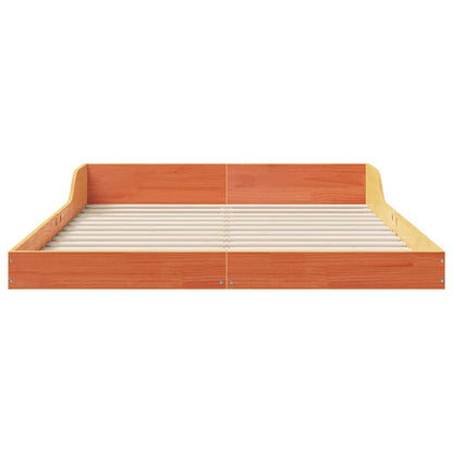 Struttura del letto Marrone cerato 120 x 200 cm Pino massello | homemem39