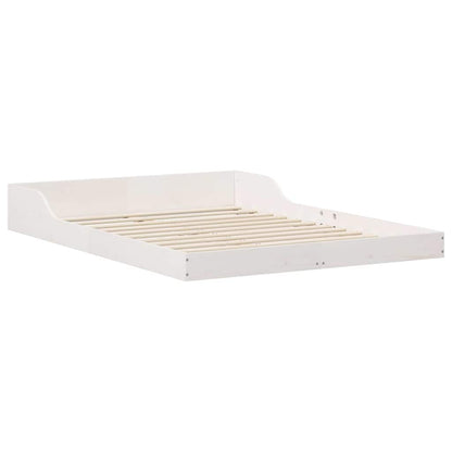 Struttura del letto Bianco 140 x 190 cm Pino massello | homemem39