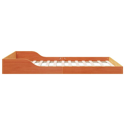 Struttura del letto Marrone cerato 135 x 190 cm Pino massello | homemem39