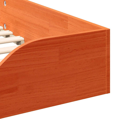 Struttura del letto Marrone cerato 100 x 200 cm Pino massello