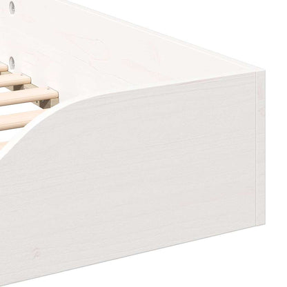 Struttura del letto Bianco 80 x 200 cm Pino massello
