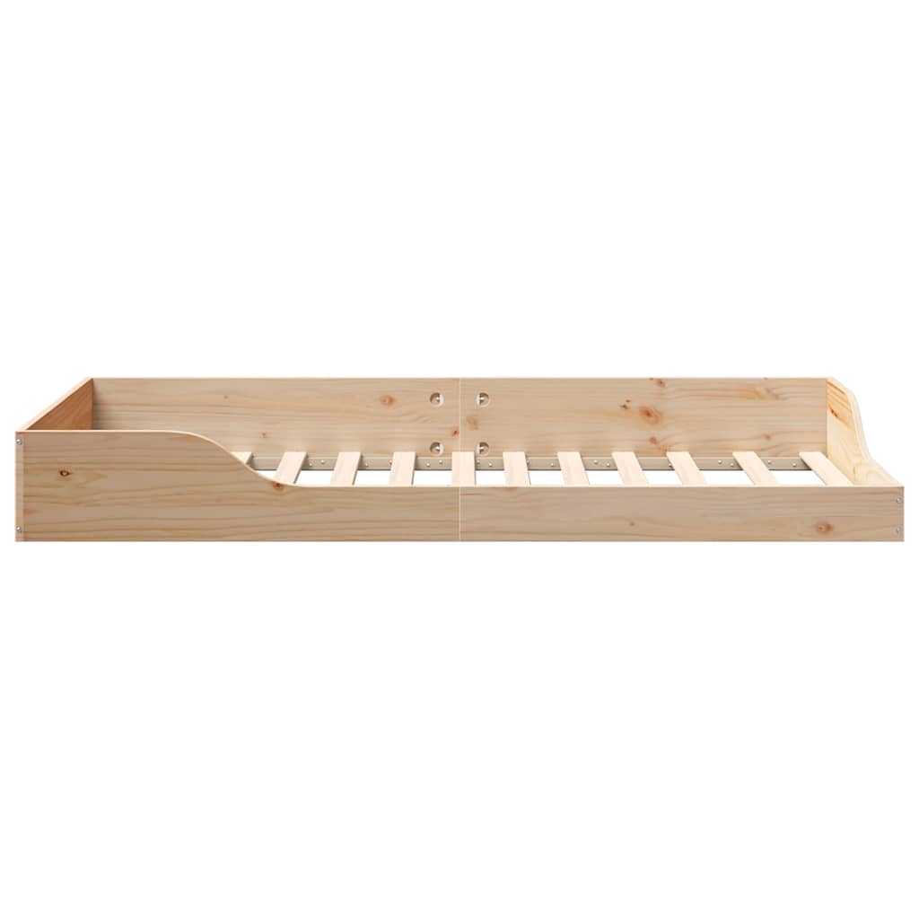 Struttura del letto Marrone 90 x 190 cm Pino massello