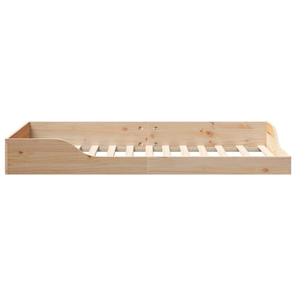 Struttura del letto Marrone 90 x 190 cm Pino massello