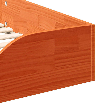 Struttura del letto Marrone cerato 90 x 190 cm Pino massello