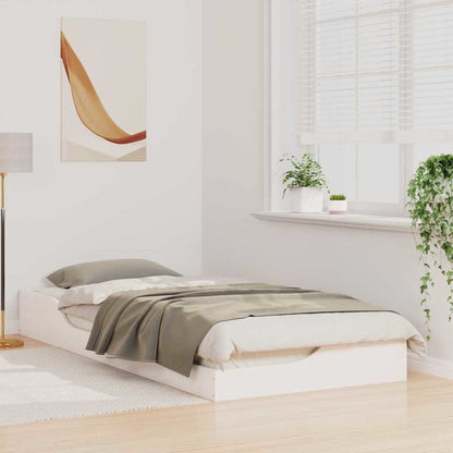 Struttura del letto Bianco 80 x 210 cm Pino massello