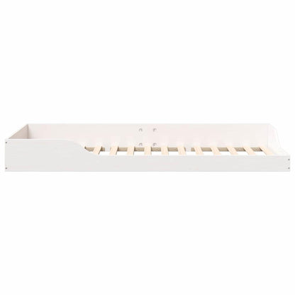 Struttura del letto Bianco 90 x 210 cm Pino massello