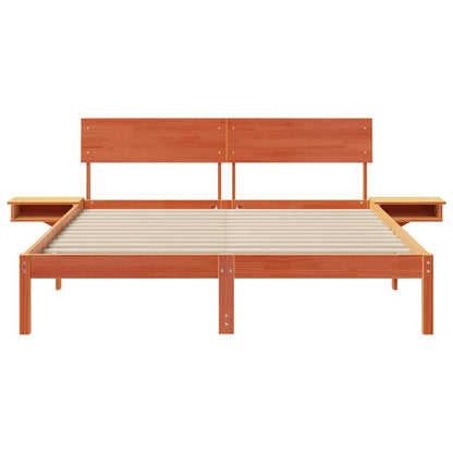 Struttura del letto Marrone cerato 160 x 200 cm Pino massello