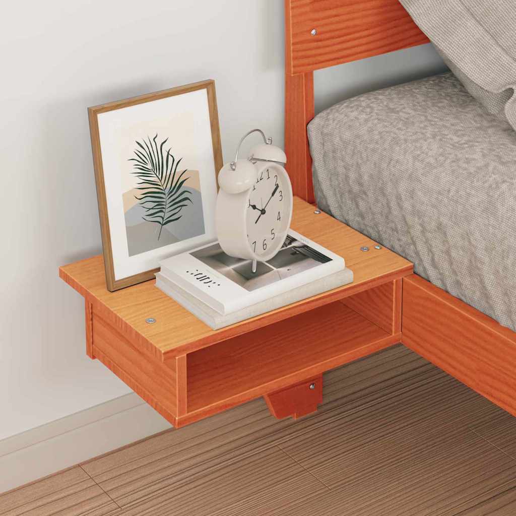 Struttura del letto Marrone cerato 100 x 200 cm Pino massello