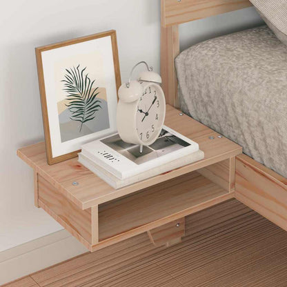 Struttura del letto Marrone 75 x 190 cm Pino massello