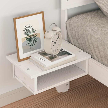 Struttura del letto Bianco 75 x 190 cm Pino massello