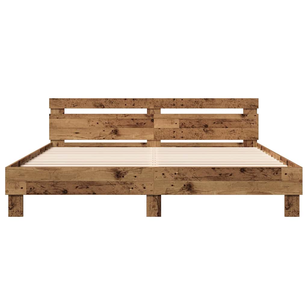 Struttura del letto Legno vecchio 203 x 185 x 70 cm | homemem39