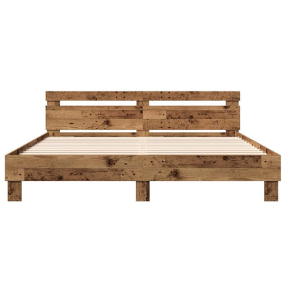Struttura del letto Legno vecchio 203 x 185 x 70 cm | homemem39