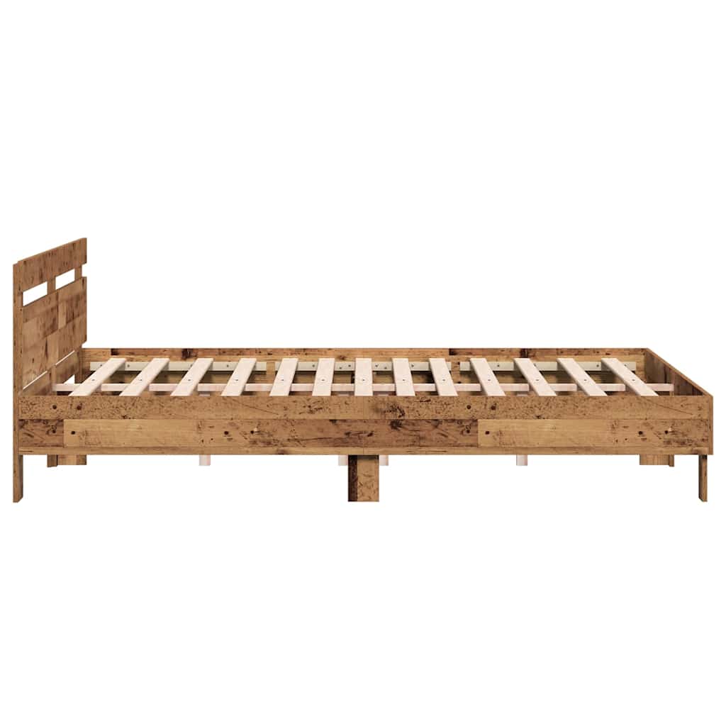 Struttura del letto Legno vecchio 203 x 185 x 70 cm | homemem39