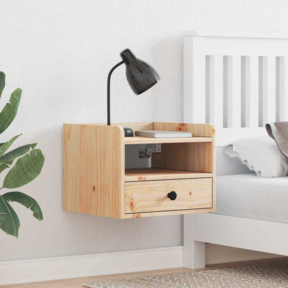 Comodino Marrone 38 x 36 x 29.5 cm Legno di pino massello