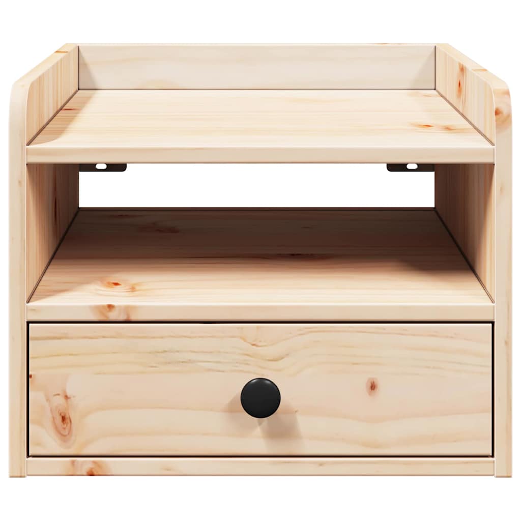 Comodino Marrone 38 x 36 x 29.5 cm Legno di pino massello