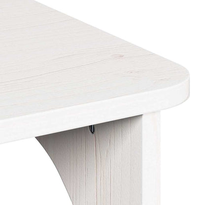 Tavolino da salotto Bianco 80 x 50 x 31 cm
