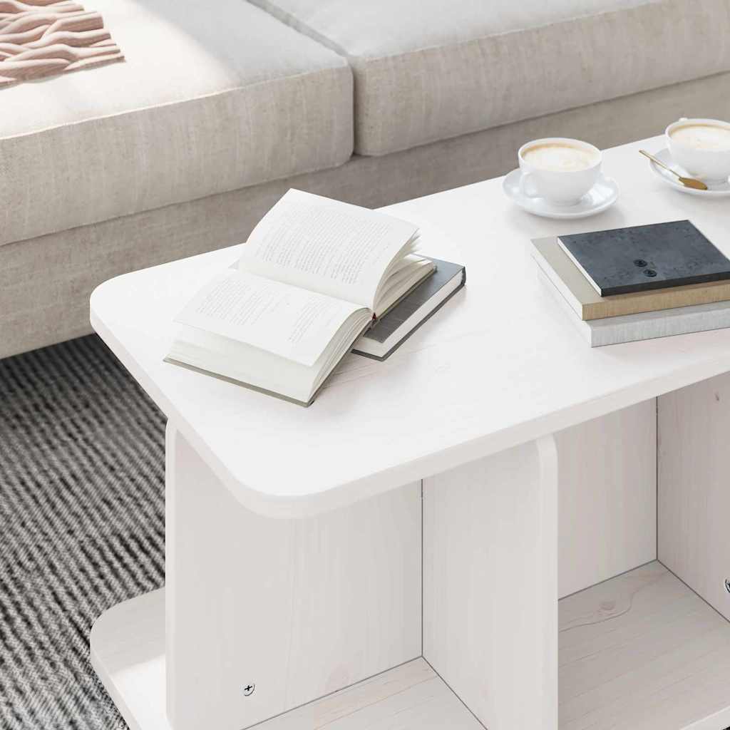 Tavolino da salotto Bianco 80 x 39.5 x 33.5 cm