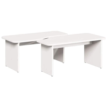 Tavolino da salotto Bianco 100 x 69 x 35.5 cm