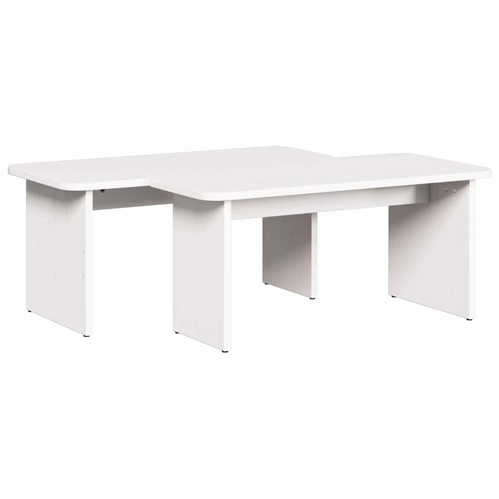 Tavolino da salotto Bianco 100 x 69 x 35.5 cm