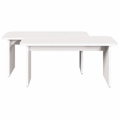 Tavolino da salotto Bianco 100 x 69 x 35.5 cm